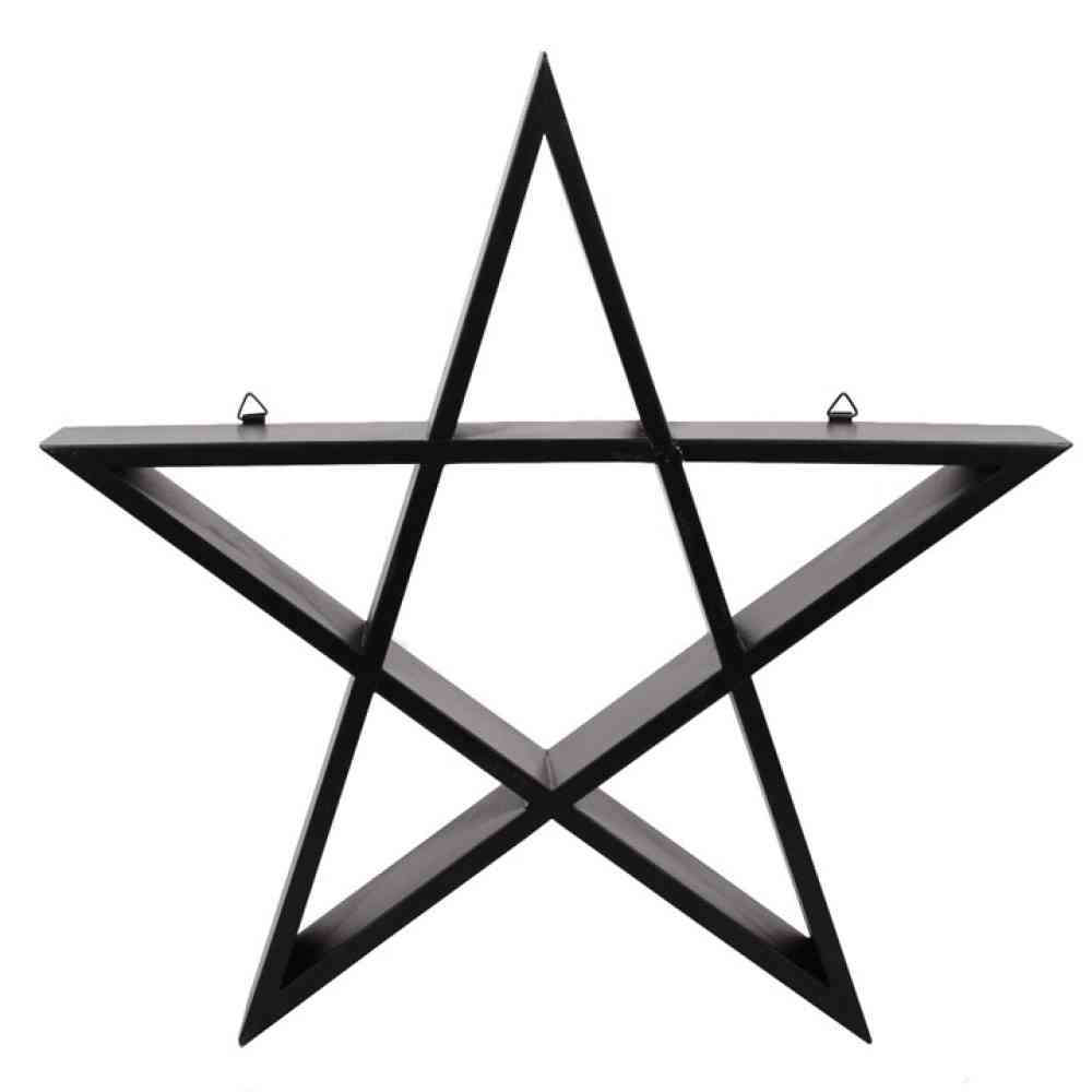 Something Different - Pentagram Étagère murale - Noir